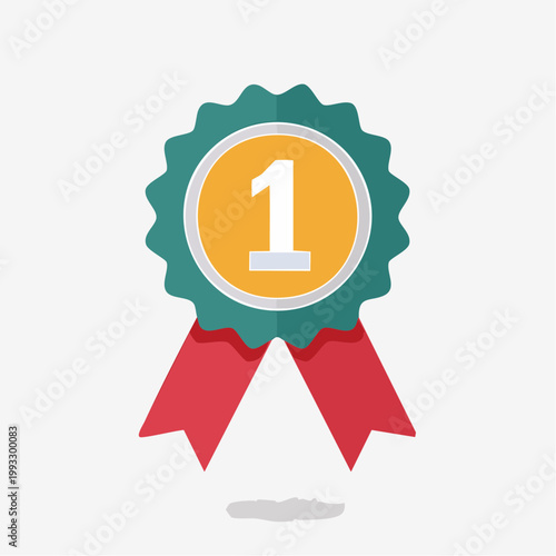 First Place Ribbon Award Icon