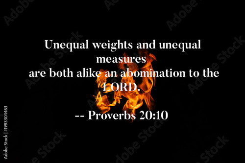 Proverbs 20 10