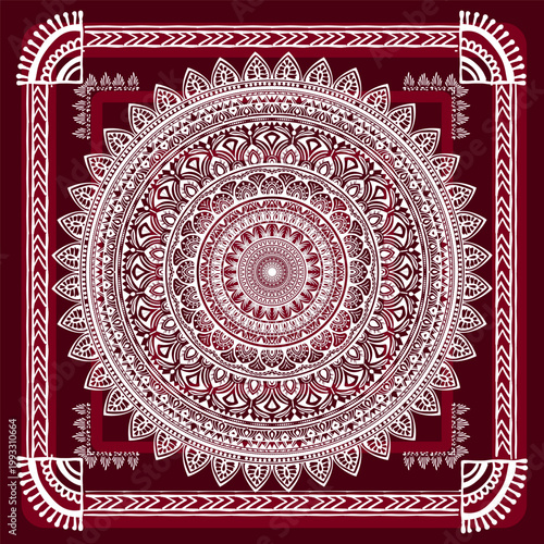 Warli peynting - hand drawn traditional the ancient tribal art India. Pictorial language is matched by a rudimentary technique depicting rural life of the inhabitants of India	