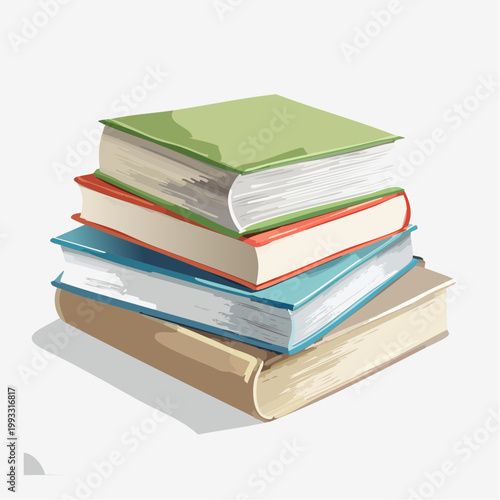 Bücherstapel – Wissen & Ruhe