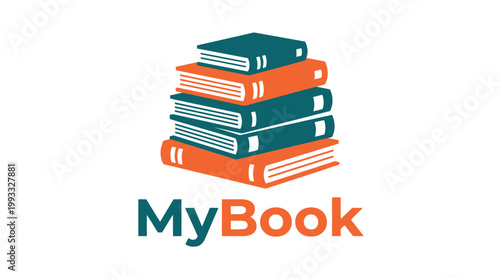 Stack of Books Logo Design.
