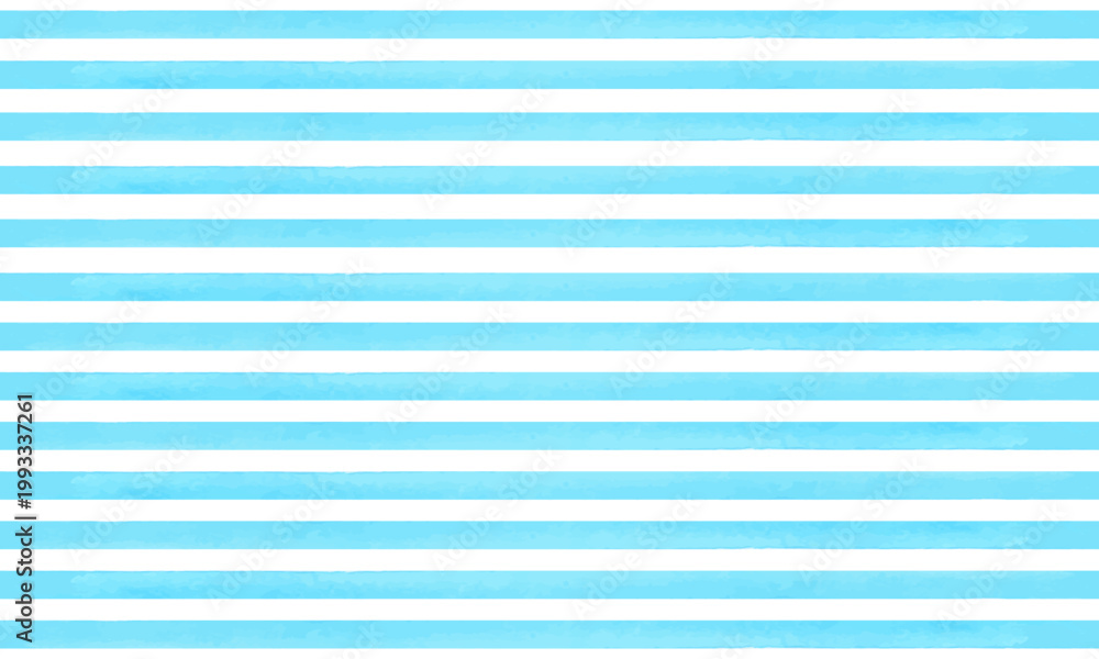Fototapeta premium Blue checker gingham watercolor baby stripe charming seamless pattern vector illustration background, featuring delicate pastel waves and gentle brush textures ideal nursery prints and spring designs.