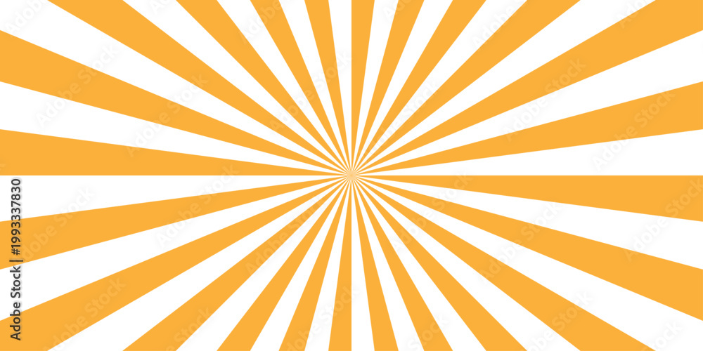 Obraz premium Vector sunray stripe background. Light sunburst glowing background. Sunburst pattern summer social banner. vector illustration pattern beam rays. Spiral radial striped backdrop design.
