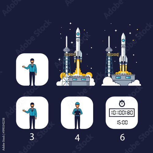 Rocket Launch Sequence: Countdown, Ignition, and Liftoff
