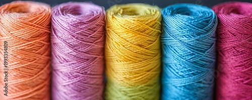 Colorful Yarn Rolls - Knitting and Crochet Supplies