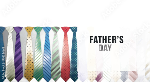 Father's Day ties, colorful neckties, patterned accessories, gift ideas, celebrations