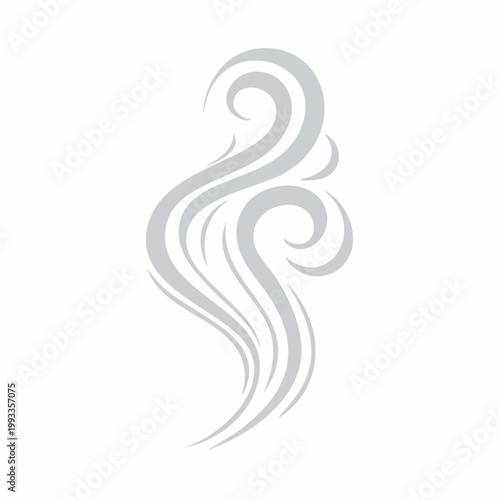 Abstract Swirls of Smoke or Steam