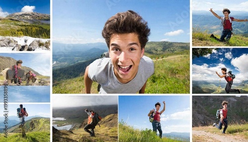 Stunning high-resolution photographs of a young man seeking adventure and enjoying it immensely. Photography that highlights and conveys the purity of emotion. Travel