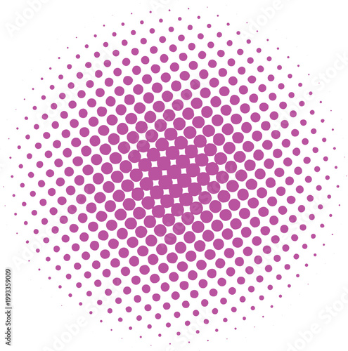Geometric Halftone Pattern Light Bursts for Graphic Design