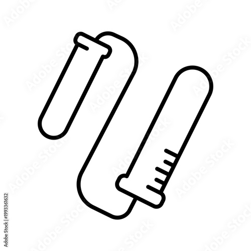 Blood transfusion icon. Healthcare and hematology line symbol. Black and white.