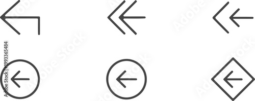 Collection of black arrow symbols directional indicators in various shapes and styles