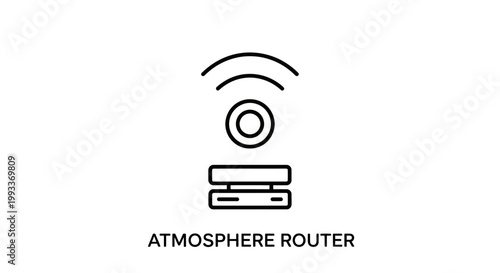 Atmosphere Router Wireless Internet Connection.