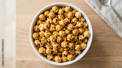 bowl of sweet popcorns