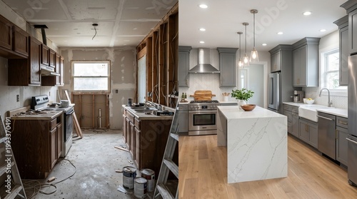 Kitchen Renovation Before and After: From Old to Modern Luxury