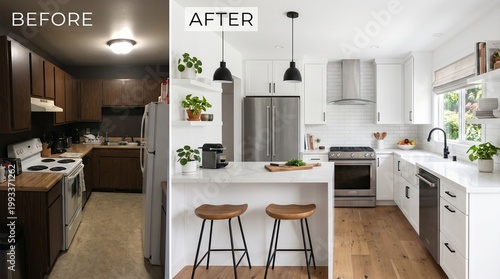 Kitchen Renovation Before and After: Modern, Bright, and Functional Home Makeover