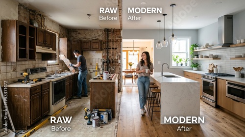 Kitchen Renovation Before and After: Raw to Modern Transformation