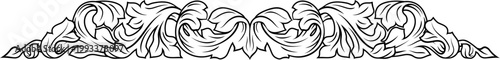 A filigree crest heraldry f...