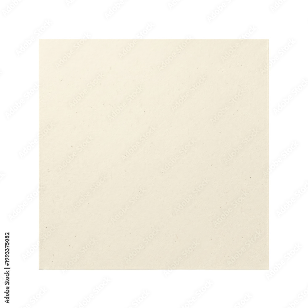 Fototapeta premium Plain cream textured square card mockup