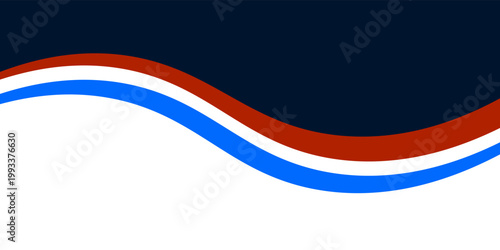 Free Download Abstract Wavy Background with Blue Red and Navy Curved Lines on White, Modern Corporate Vector Illustration.10eps.walpaper - GFXLoad