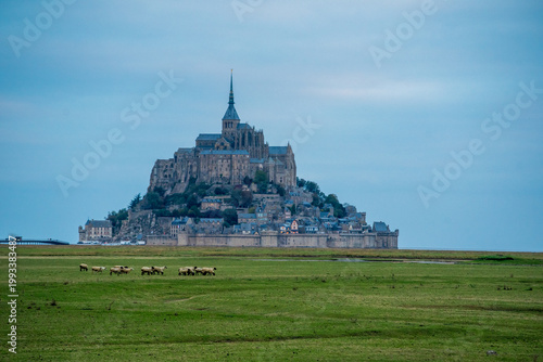 View of Mont Saint Michel in northern France
