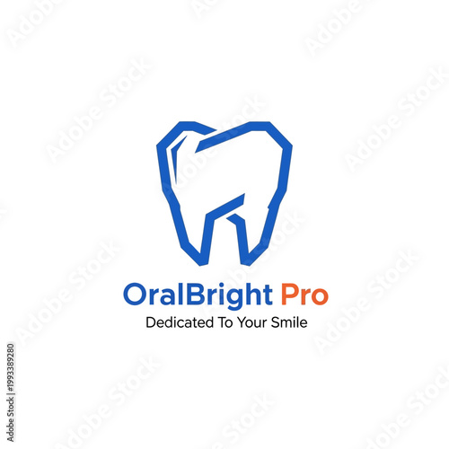 Dental Tooth Logo Design Template.