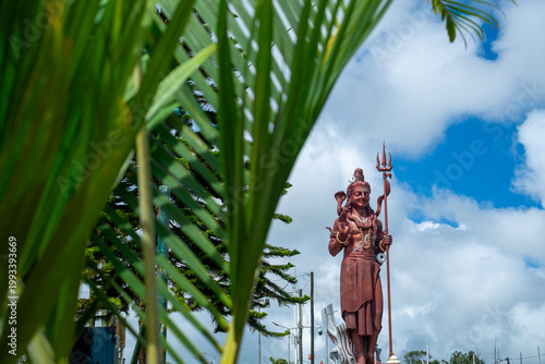 Photos The giant statue of Shiva in Mauritius, known as Mangal Mahadev, is an imposing 33-metre-high sculpture located at the sacred lake of Ganga Talao (Grand Bassin), in the Savanne district