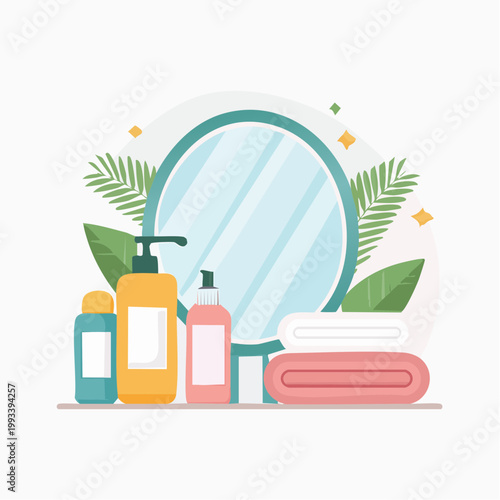 Badezimmer-Set Icons