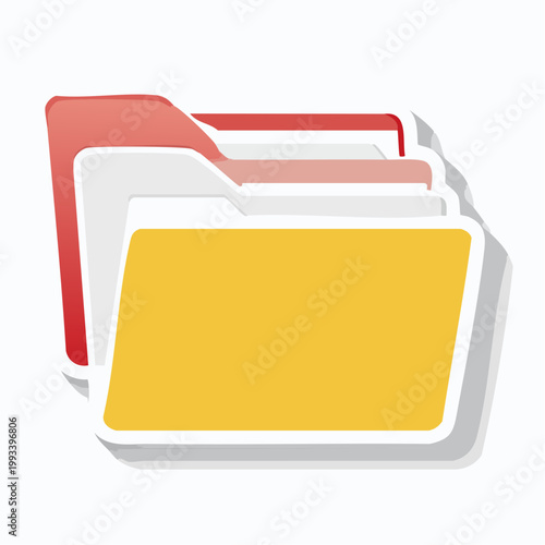 Stack of Folders Icon