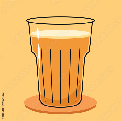 Indian hot drink vector. Indian chai icon. Chai is Indian drink. Kerala tea shop illustration vector eps. Indian Kerala roadside. Kerala tea shop line drawing. Kerala Old.