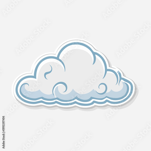 Cartoon Cloud Illustration