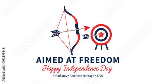 Independence Day, American Heritage, Patriotic Vector, Freedom Symbols, Red White Blue Graphics