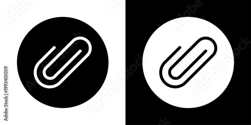 Modern attachment fill icon in solid style, perfect for file uploads, email attachments, messaging apps, document sharing, UI UX design and digital interfaces.