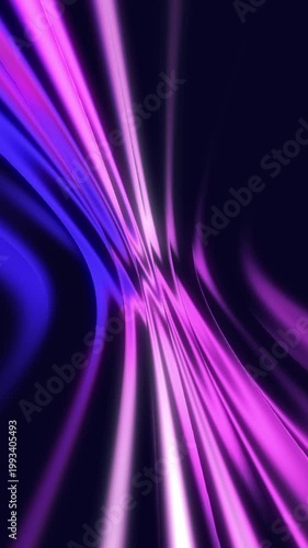Glossy Wavy Background Animation Vertical