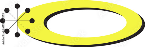 Retro Atomic Mid Century Frame