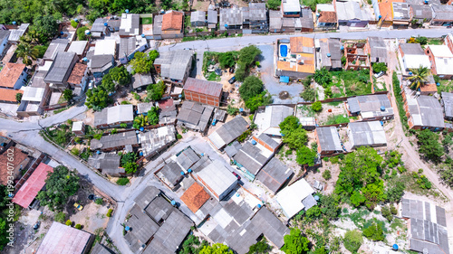 Konstfotografi Houses in Fercal, working-class town dependent on the cement industry, which relies on the extraction and processing of limestone from mines at Cafuringa Environmental Protection Area