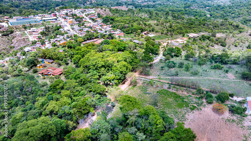 Konstfotografi Houses in Fercal, working-class town dependent on the cement industry, which relies on the extraction and processing of limestone from mines at Cafuringa Environmental Protection Area