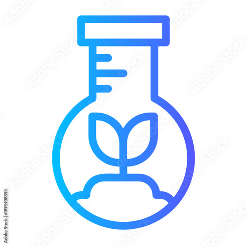  Soil nutrient analysis dashboard line icon