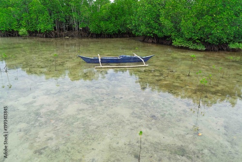 view of boat on the river