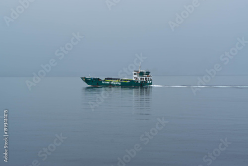 ship in the sea