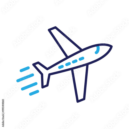 Minimal Airplane Travel Icon