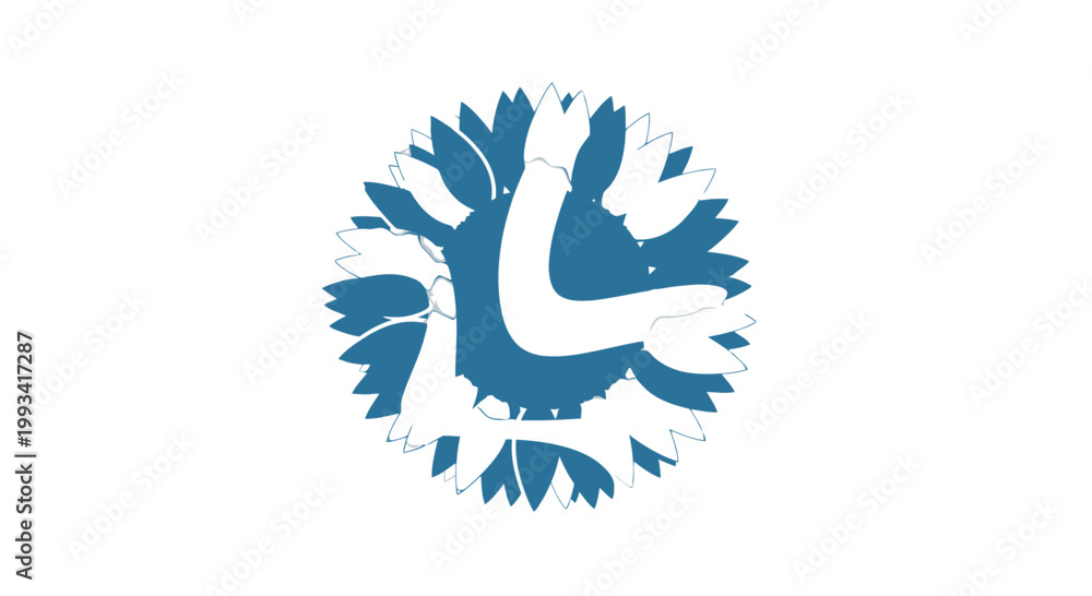 Obraz premium Blue Dove Logo Design Element.
