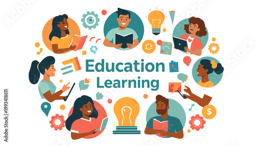 A clean, minimalist design featuring colorful location pins and geometric shapes. Ideal for concepts relating to travel, navigation, or data visualiza