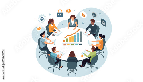 A focused woman works on a laptop, suggesting productivity and remote work. Ideal for illustrating technology, freelancing, or modern workspace concep