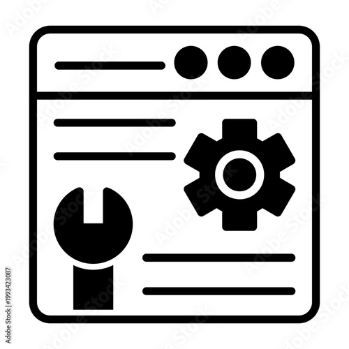Web Maintenance Icon