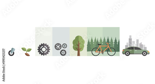 Eco friendly transportation and industry.