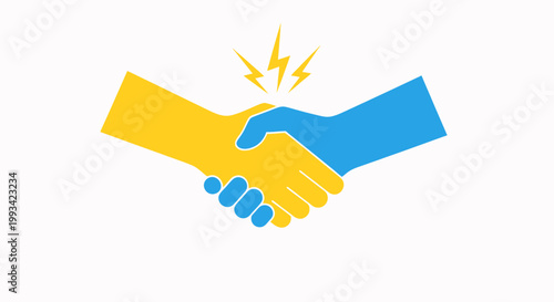 Handshake Between Two People Agreement.