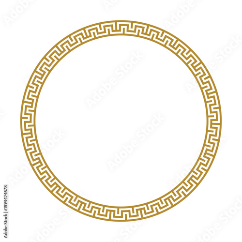  Decorative frame in greek style.