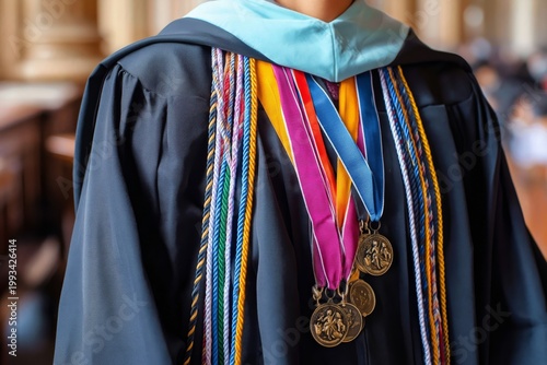 Graduate Celebrates Achievement in Library With Classmates and Awards