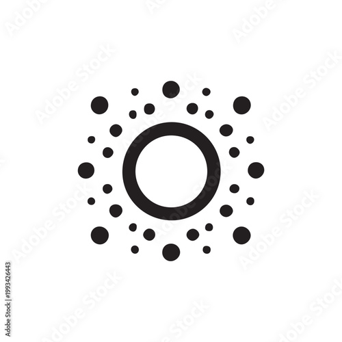 vector illustration of an abstract circle