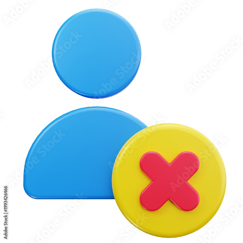 фотографія blacklist user 3d icon